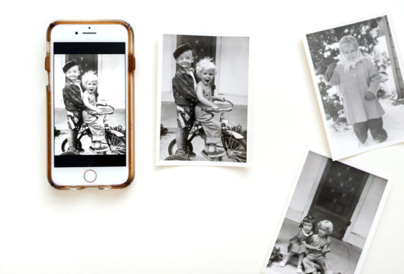 scan photos with iphone