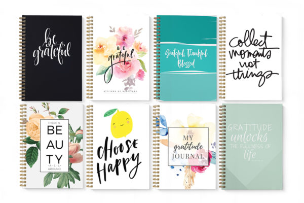Pre-made gratitude journals