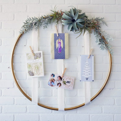 christmas card display