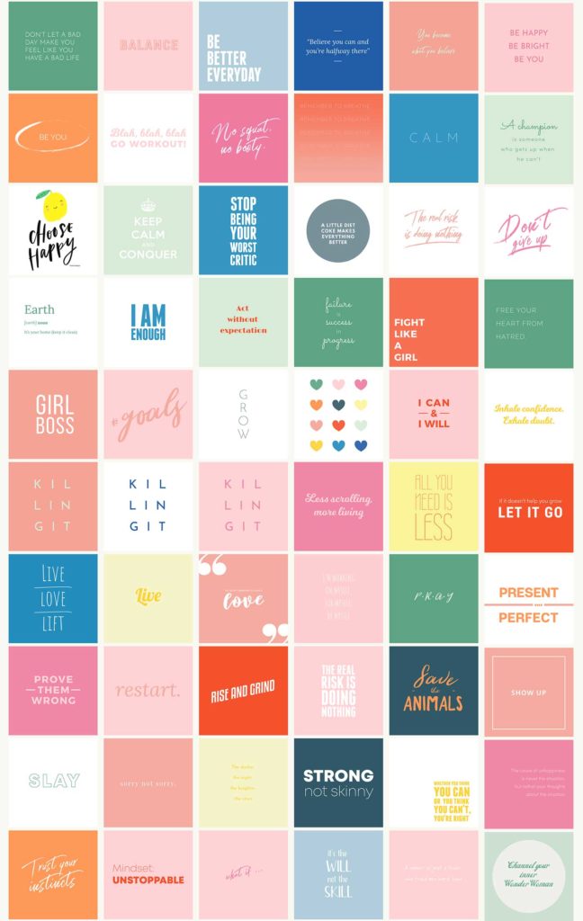 vision board affirmations