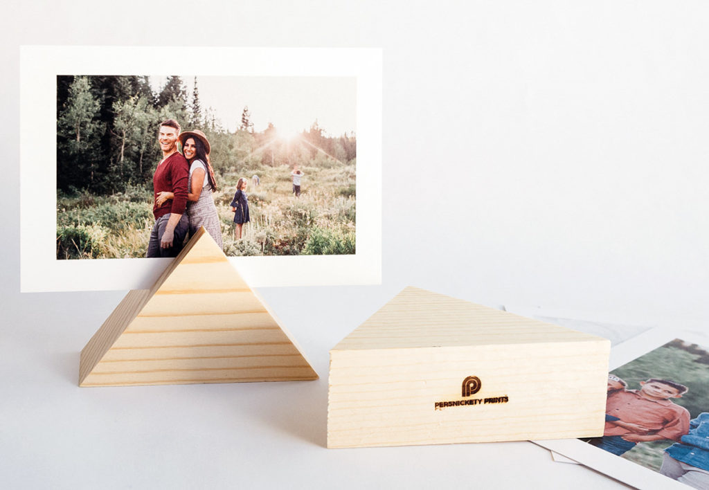 wood photo holder