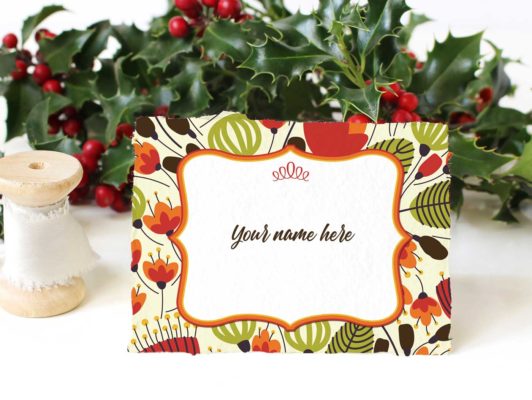 free placecard download