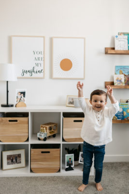 Children feel loved when their pictures are part of the decor. How I decorated my toddlers room and integrated his photos