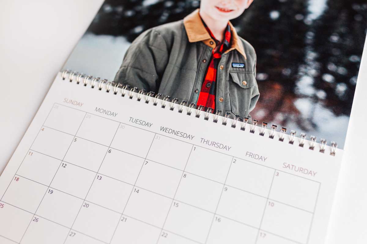 12x12 Custom Calendar