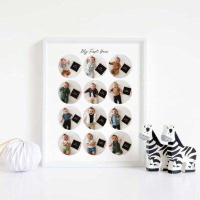 Baby's First Year Photo Collage