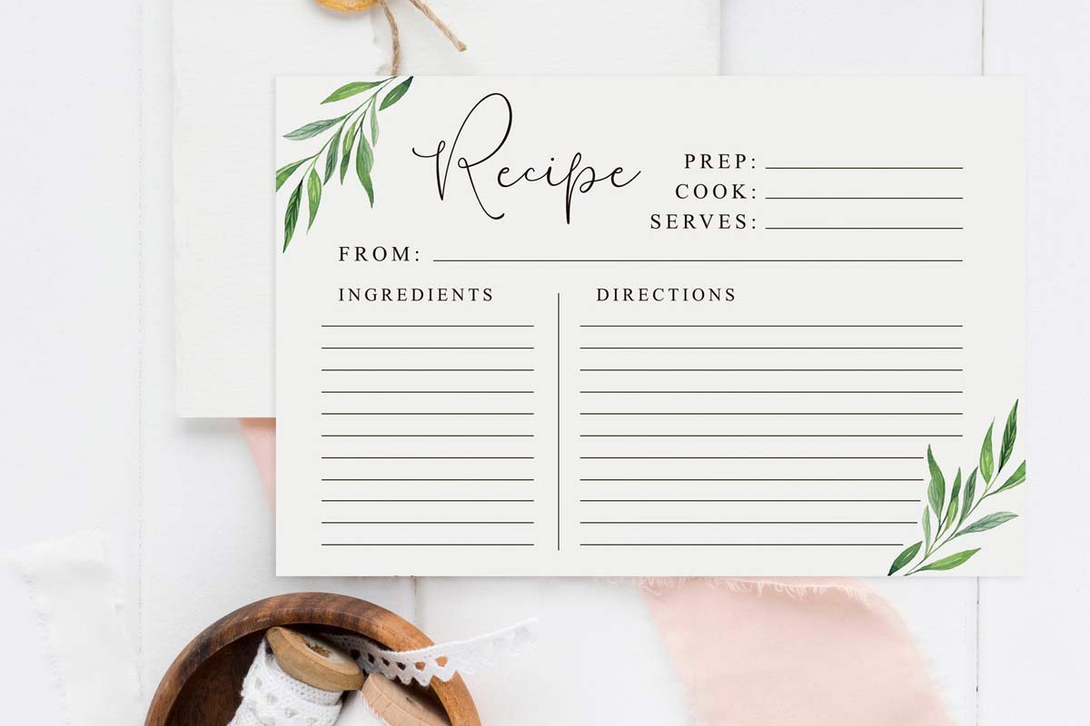 How to Design & Print Recipe Cards • Persnickety Prints In Recipe Card Design Template