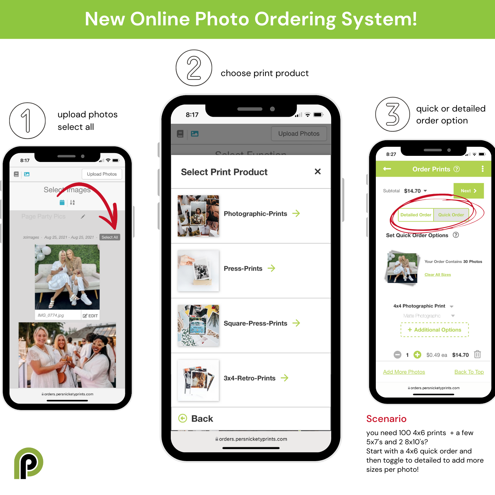 New Persnickety Prints Online Photo System