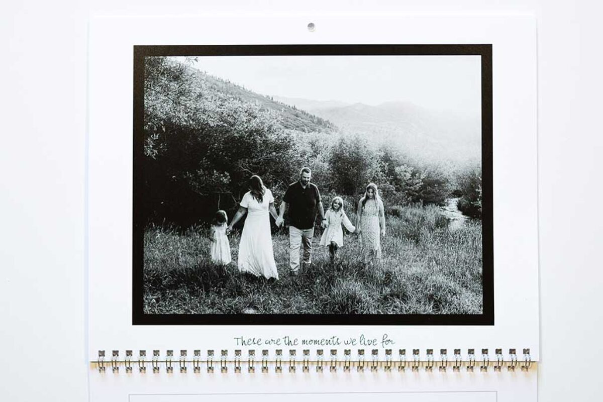 8.5x11 Wall Calendar