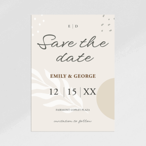 Elegant Boho Save the Date