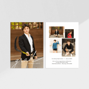 Full photo Grad Graduation Announcement