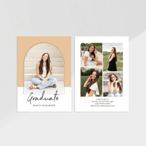 Graduate Archway Graduation Announcement