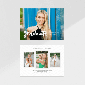 Graduate Collage Graduation Announcement