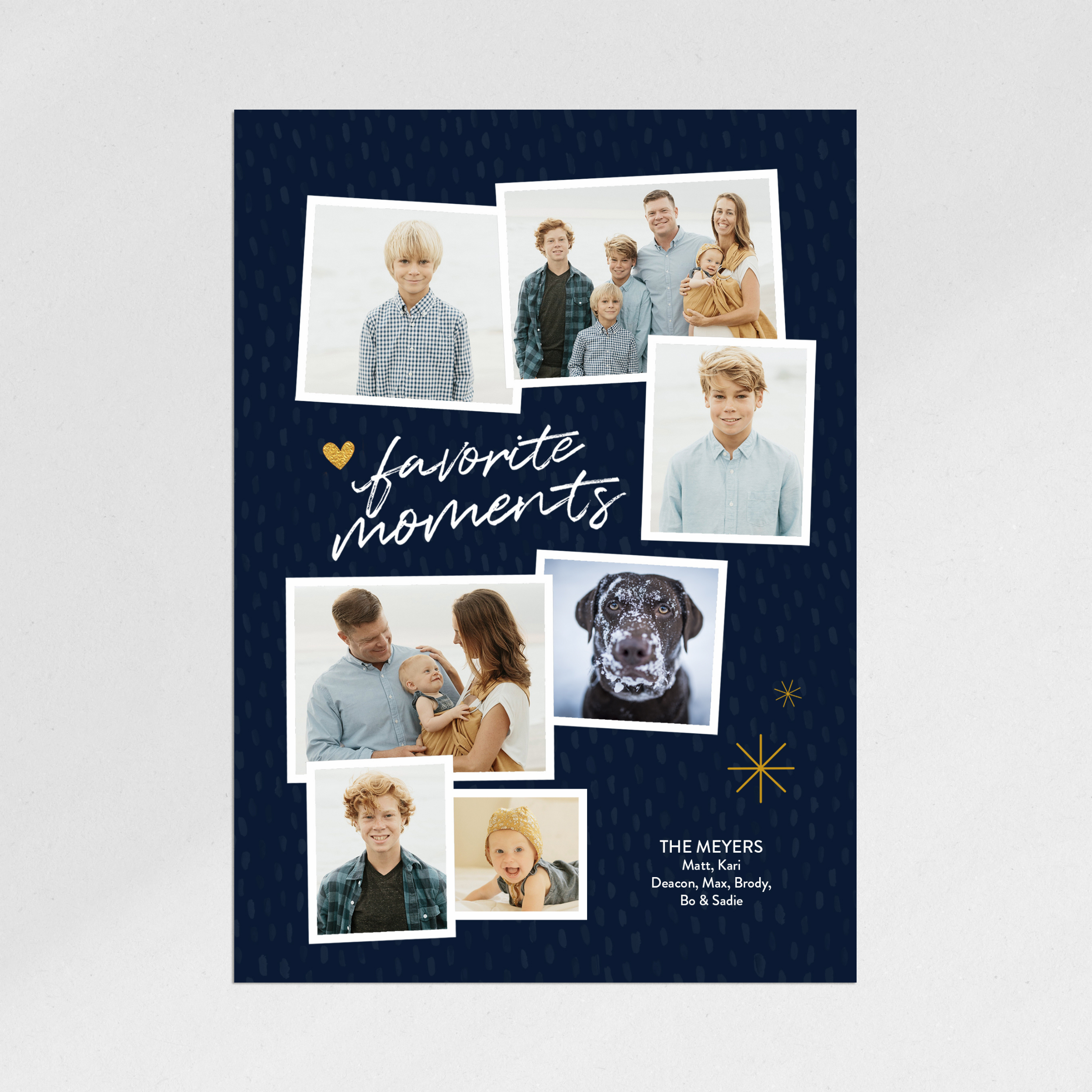 Moments in Time Navy Blue