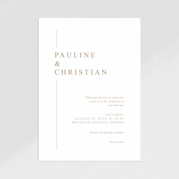 Simple Line, White