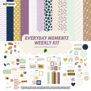 Everyday Moments Weekly Scrapbook Kit