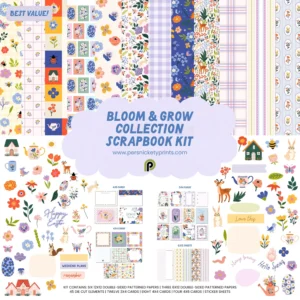 Bloom and Grow Scrapbook Kit