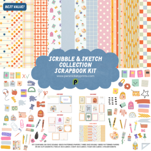 Scribble and Sketch Scrapbook Kit